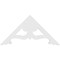Ekena Millwork Pitch Cornelia Architectural Grade PVC Gable Pediment, 36"W x 18"H x 1"P (12/12) GPP036X018X100CRN - alternate 5